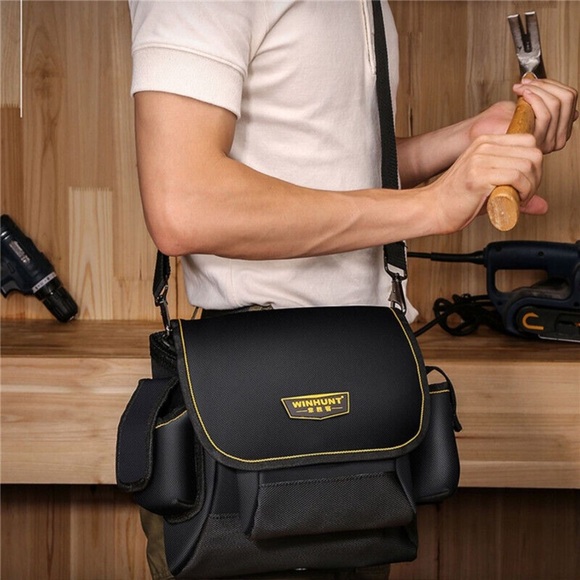 Electrician Mechanic Oxford Fabric Waist Tool Bag Working Carry Storage | NEW🔨 - Picture 13 of 16